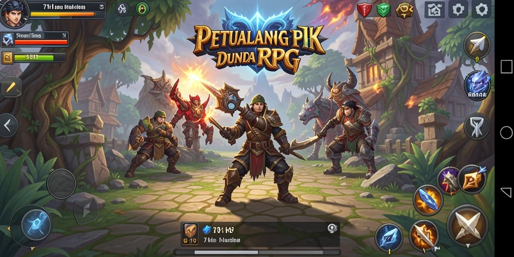 Screenshot gameplay 71H menunjukkan pertempuran seru dan karakter mendalam.
