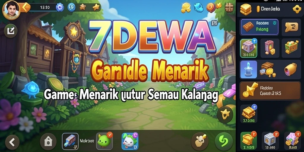 Tampilan gameplay 7DEWA yang menakjubkan dan penuh warna.
