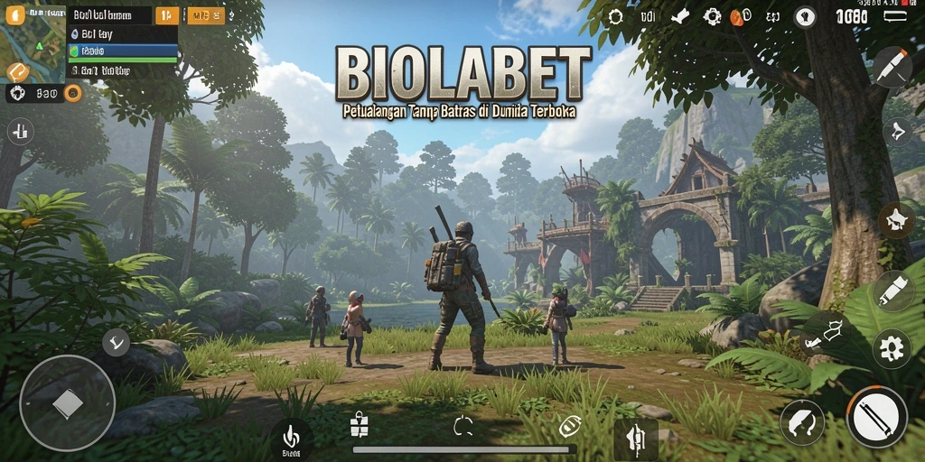Screenshot gameplay Open World BIOLABET yang menawan.