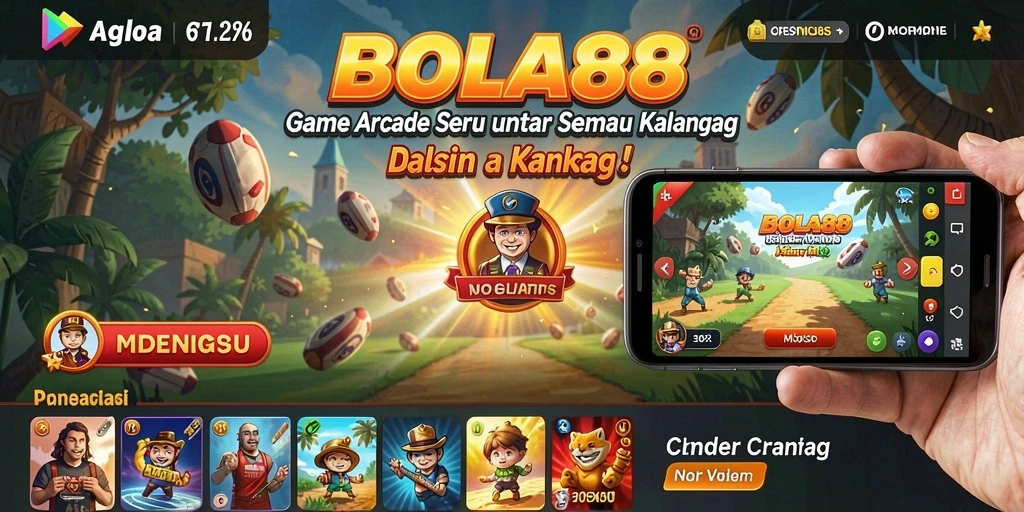 Tangkapan layar BOLA88 menampilkan momen seru dalam gameplay Arcade.