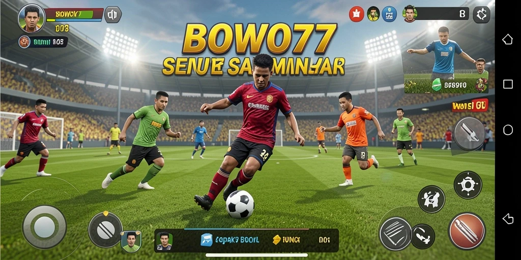 Tangkapan layar BOWO77 menampilkan aksi pertandingan sepak bola yang mendebarkan.