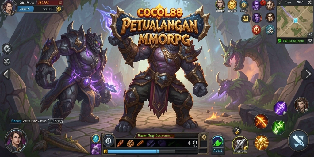 Screenshot COCOL88 menampilkan aksi seru dalam dunia MMORPG.