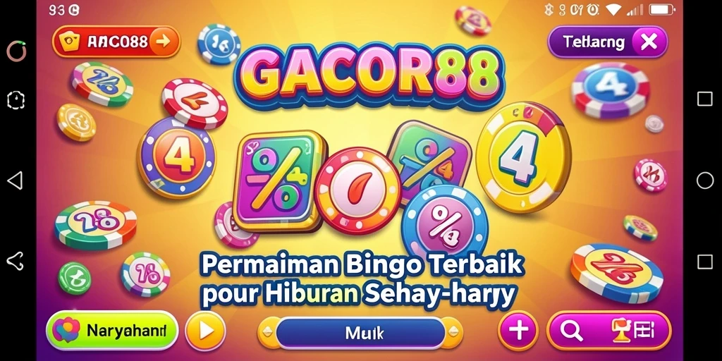 Tampilan utama gameplay Bingo GACOR88 yang seru dan interaktif.