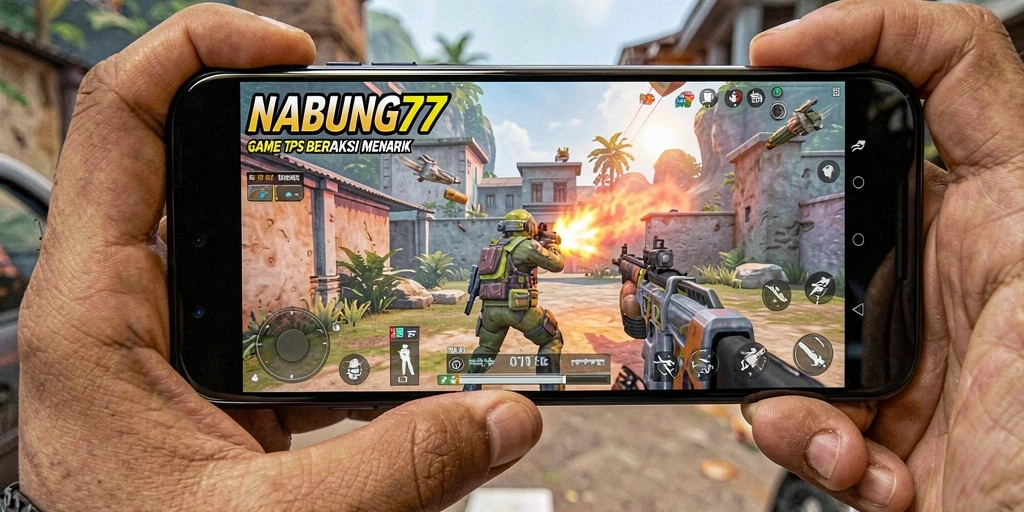 Tangkapan layar menunjukkan aksi intens dalam permainan TPS yang seru.