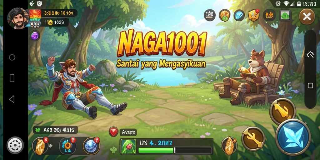 Tampilan gameplay seru dan mengasyikkan dari NAGA1001.