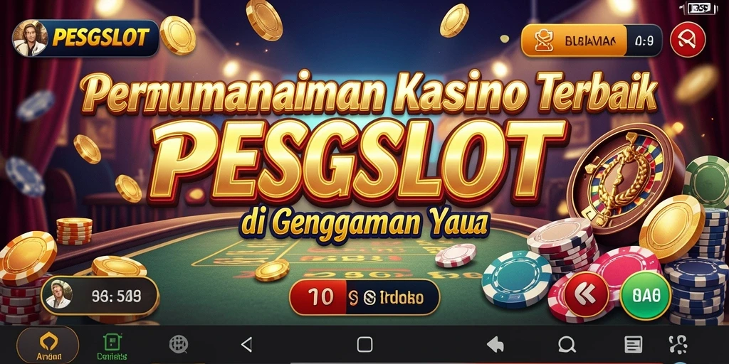 Screenshot PESGSLOT menampilkan gameplay yang menarik dengan grafis berwarna-warni.