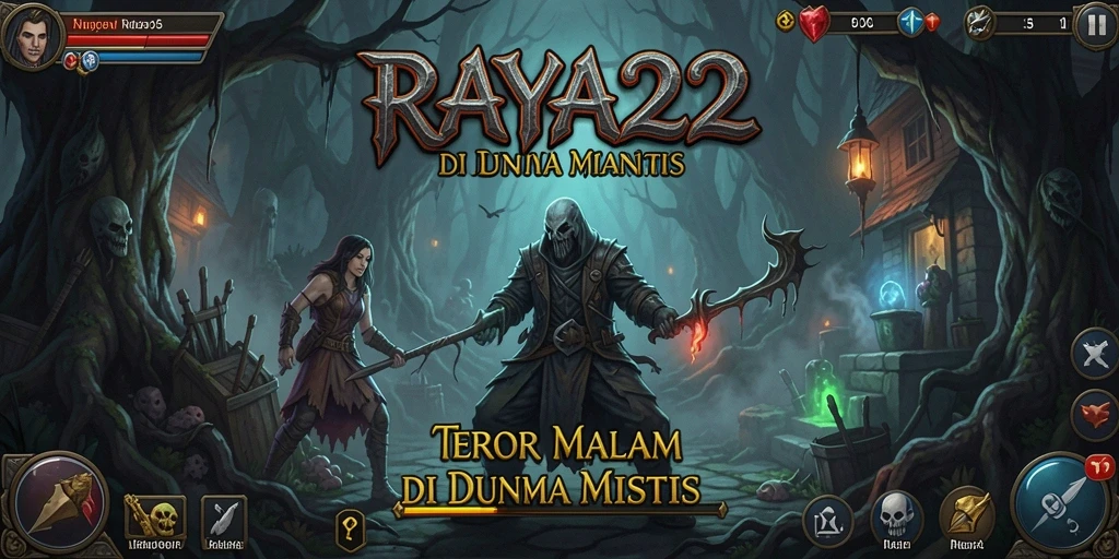 Gameplay RAYA22 yang menegangkan dan menyeramkan, penuh kejutan.