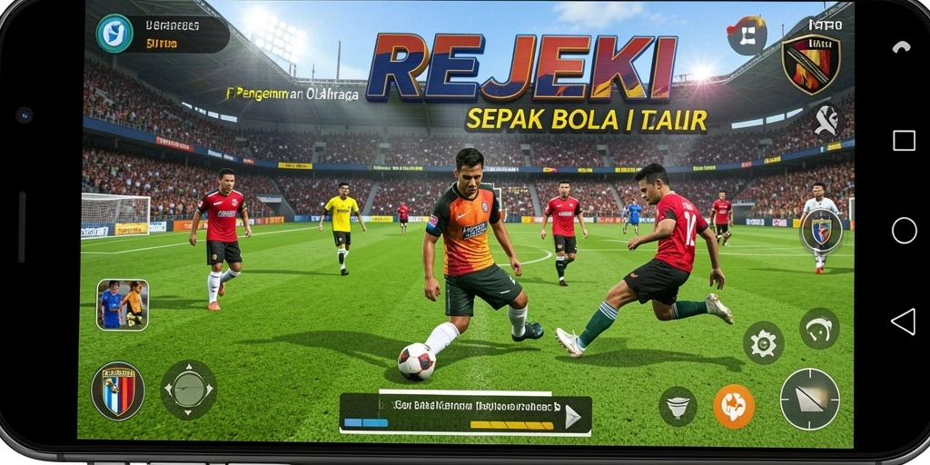 Tampilkan gameplay seru di lapangan sepak bola