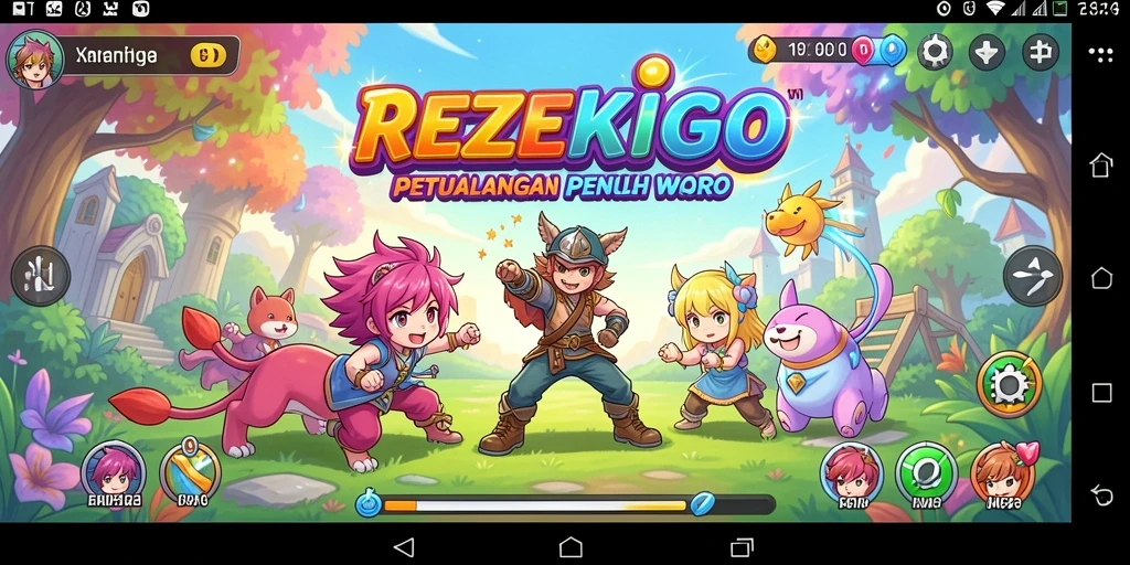 Gameplay seru dan karakter anime yang menawan dalam REZEKIGO.