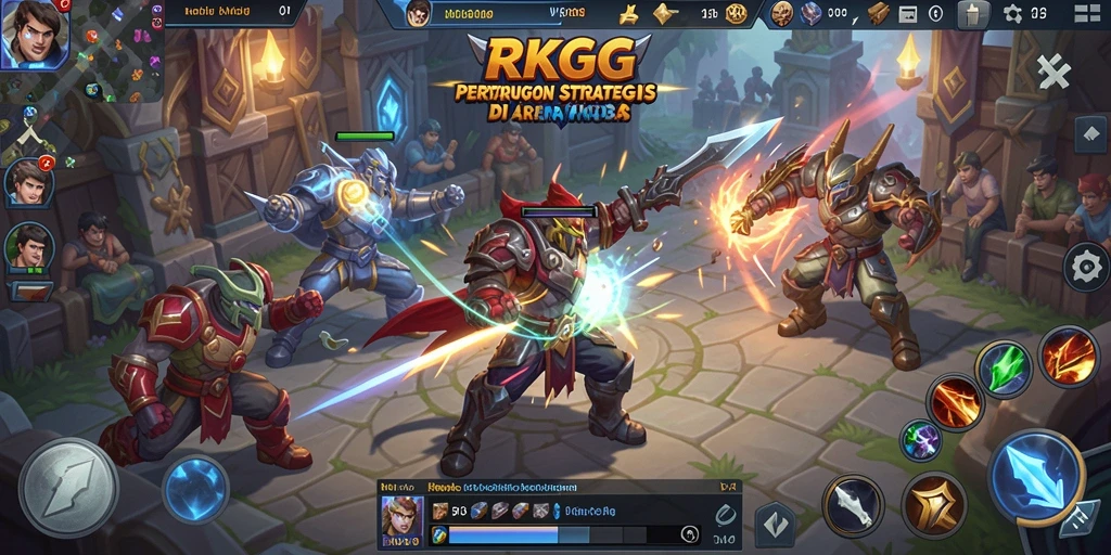 Gameplay intens dan strategi pertarungan seru di RKGG.
