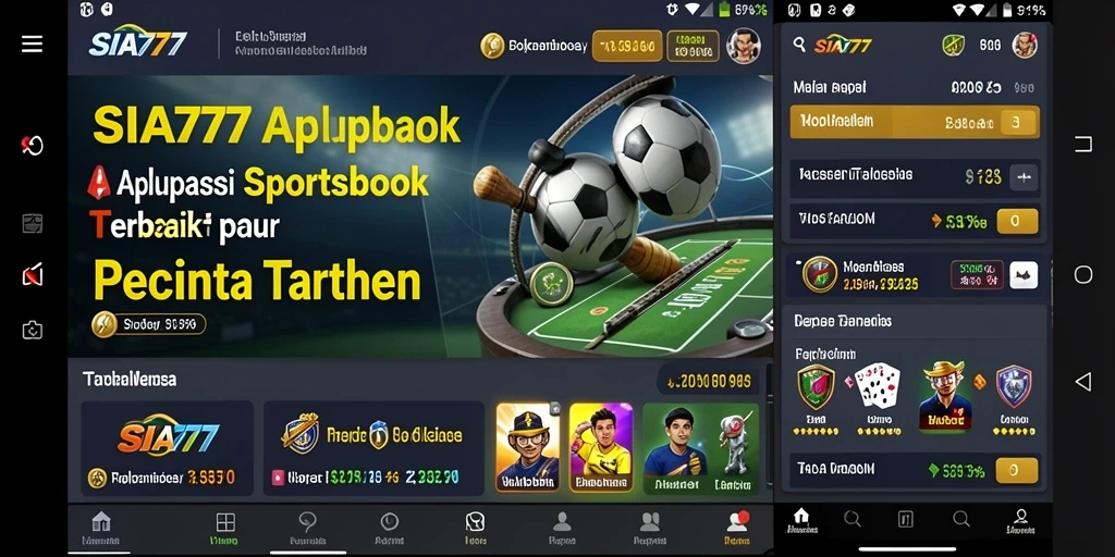 Tampilan gameplay SIA777 yang menarik untuk taruhan olahraga.