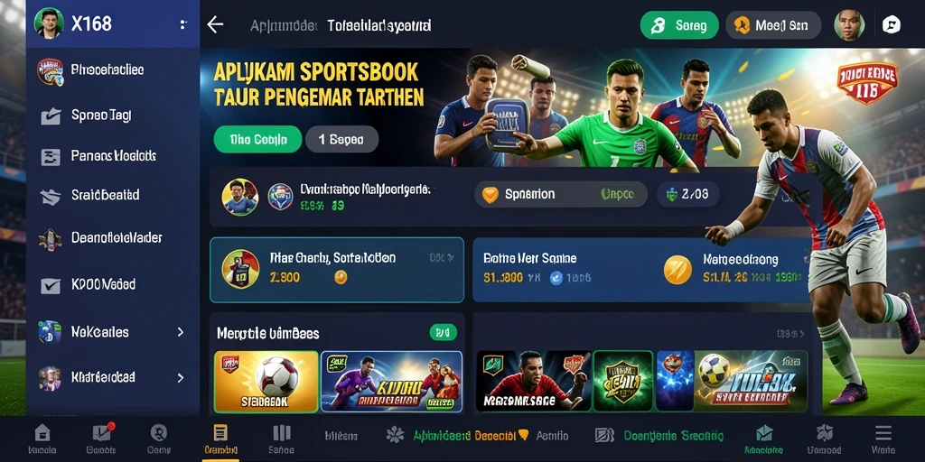 Tampilan gameplay X168 memberikan pengalaman taruhan yang seru dan interaktif.