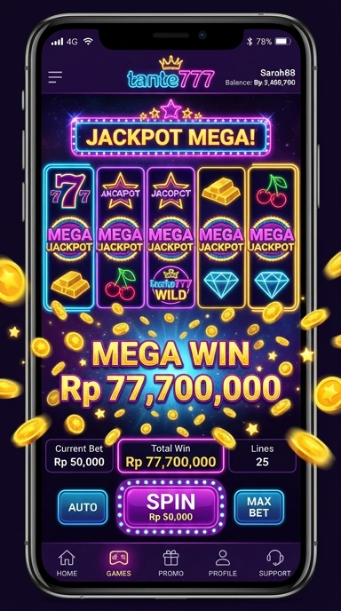 Pengguna menikmati pengalaman mengunduh di tante777 dengan cepat.